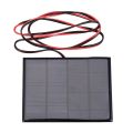 1.5W 12V Mini Solar Panel Small Cell Module Charger With 1M Wire.