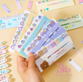 Lytwtw's Kawaii Stationery Cartoon Animals Marker Memo Pad Bookmark Flags Index Tab Sticky Notes Label Paper Stickers.