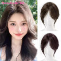 BeautyEnter Synthetic Bangs wig for women with natural fluffiness and increased hair volume 3D eight character facelift bangs.