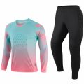 New Tracksuits Kids Men Soccer Goalkeeper Jerseys Sponge Protector Set Children Football Goalkeeper Outdoor Goal Keeper Uniforms.