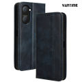 Vantime for vivo Y03 / Y03t / Y18 / Y18s / Y28s 4G 5G Retro PU Leather Wallet Case Card Holder Magnetic Phone Cover. 