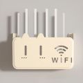Plastic Wall Hanging ABS Wifi Router Shelf Storage Box Cable Power Organizer Bracket with Cord Management Home Decor.