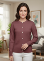 Soft Comfortable and Fashionable PBD Fabrics Front Button Closer Cardigan Sweater for Woman..