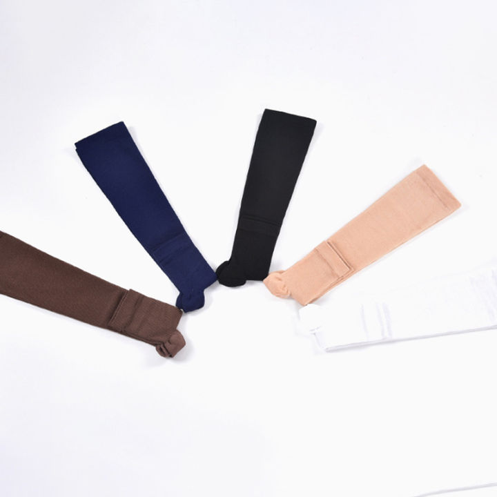 1Pair%20Compression%20Socks%20Foot%20Pain%20Relief%20Knee%20Varicose%20Open%20Toe%20Socks%20-%20Image%207