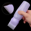 Multi-functional Hair Dyeing Treatment Oil Cream Shampoo Bottle Oil Coloring Dispensing Applicator Brush Tip Bottle. 