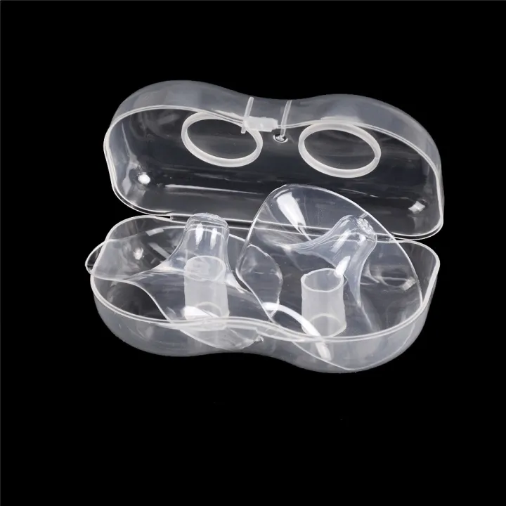2Pcs%20BreastFeeding%20Silicone%20Nipplle%20Shield%20Transparent%20-%20Image%202
