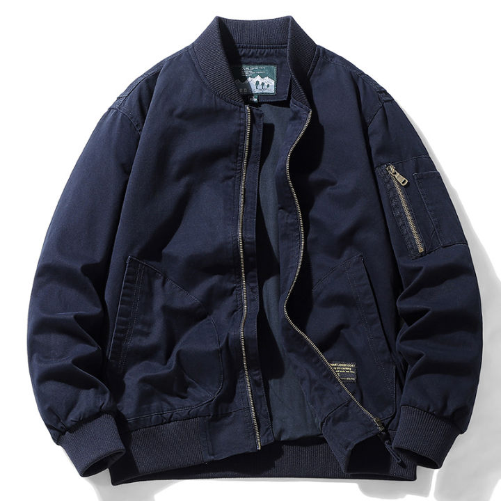 %E3%80%90Solo%20Yolo%E3%80%91Pilot%20Pure%20Cotton%20Coat%20Men's%20Spring%20and%20Autumn%20Loose%20plus%20Size%20Top%20Leisure%20Cargo%20Baseball%20Collar%20Men's%20Functional%20Jacket%20-%20Image%208