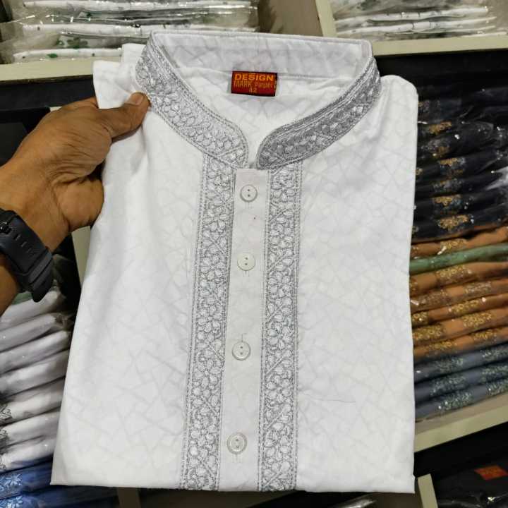 100%25Pure%20Suti%20Kaporer%20Panjabi%20Premium%20Quality%20For%20Men%20-%20Image%203