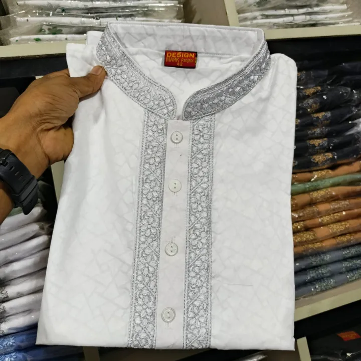 100%25Pure%20Suti%20Kaporer%20Panjabi%20Premium%20Quality%20For%20Men%20-%20Image%203