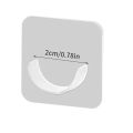 Strong Curtain Rod Bracket Holder Hooks For Wall Adhesive Bathroom Shower Rod Tension Retainer No Drilling Stick For Closet.