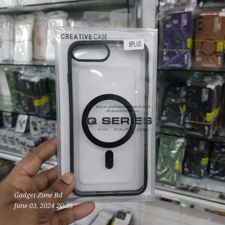 iPhone%208%20Plus%20MagSafe%20Clear%20Case%20Wireless%20Charging%20Shockproof%20Transparent%20Cover%20-%20Image%203