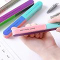 Nail Polishing Tools 6 Sided Long Straight Round Nail Buffer Sanding File for DIY Beauty 1 pcs.