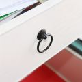 【Limited edition】 4pcs Circular Handle DrawerZinc Alloy Hanging Ring Dressing Table Drawer Knob Cabinet Door Handle Hardware Pull Ring. 