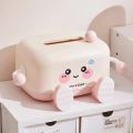 Creative Cute Cartoon Tissue Box Holder – Aesthetic Desk & Home Decor Organizer. 