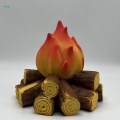 Flame Lamps Simulation Lamp Realistic LED Flame Effect Night Light Faux Fireplace Lantern for Living Room Desktop Ornament.