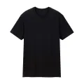 Unisex High quality 180 gsm Cotton solid Black and White T shirt for Man and women Preferble - Low Hassle and Maintanance. 