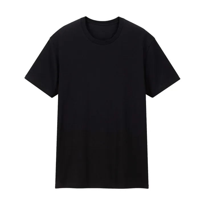Unisex High quality 180 gsm Cotton solid Black and White T shirt for Man and women Preferble - Low Hassle and Maintanance