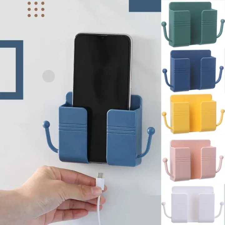 1Pcs%20Multifunction%20Punch%20Free%20Wall%20Mounted%20Storage%20Box%20Organizer%20TV%20Remote%20Control%20Mounted%20Mobile%20Phone%20Plug%20Charging%20Holder%20-%20Image%202
