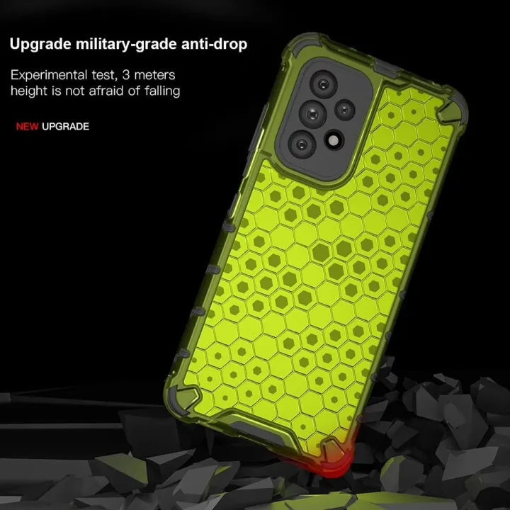 For%20Samsung%20A23%20A13%204G%20case%20Silicone%20+%20PC%20Shockproof%20Armor%20Transparent%20Honeycomb%20Phone%20cases%20for%20A53%20A73%20A33%205G%20Back%20cover%20-%20Image%203