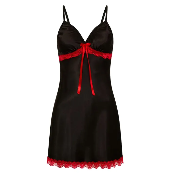 Women%20Trim%20Dress%20Sleepwear%20Nightwear%20-%20Image%202