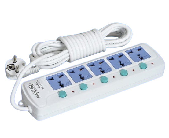 Maxline%20Multiplug%20ML%20815-5%20Port%20Multi%20Extension%20Socket-Multi%20plug-White%20-%20Image%202