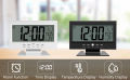 Smart Digital LED Snooze Voice Control DS 8082 Alarm Clock with Date Time Temperature Calendar Automatic Backlight. 