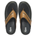 Apex Brown Leather Sandal for Men. 