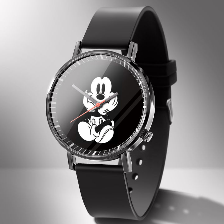 Fashionable,%20simple,%20trendy,%20Mimi%20cartoon%20mouse%20watch,%20student%20children's%20watch,%20quartz%20watch,%20PU%20band,%20spot%20Yiwu%20hair%20-%20Image%202