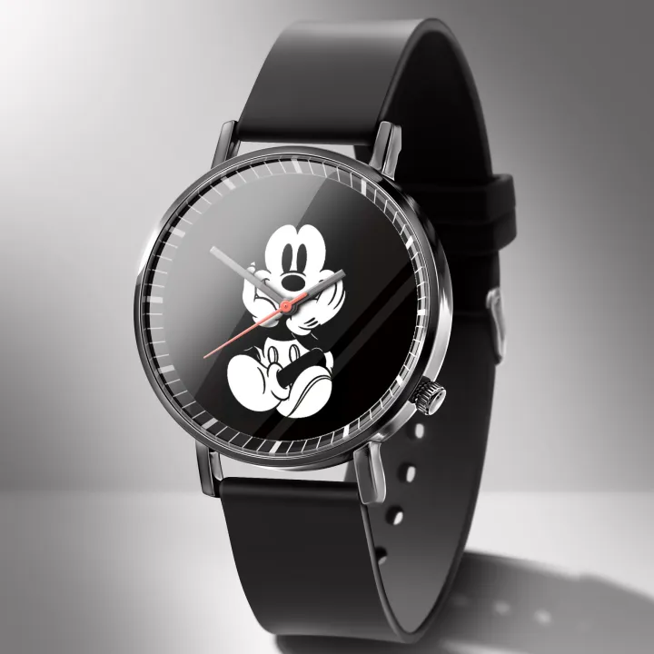 Fashionable,%20simple,%20trendy,%20Mimi%20cartoon%20mouse%20watch,%20student%20children's%20watch,%20quartz%20watch,%20PU%20band,%20spot%20Yiwu%20hair%20-%20Image%202
