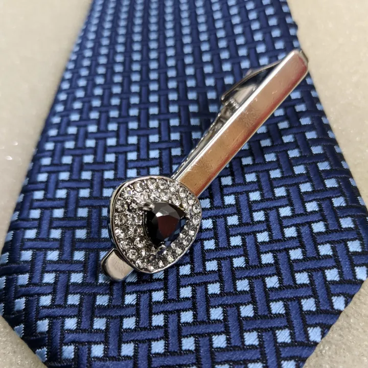 Crystal%20stone%20Men's%20New%20French%20business%20shirt%20tie%20clip%20-%20Image%203
