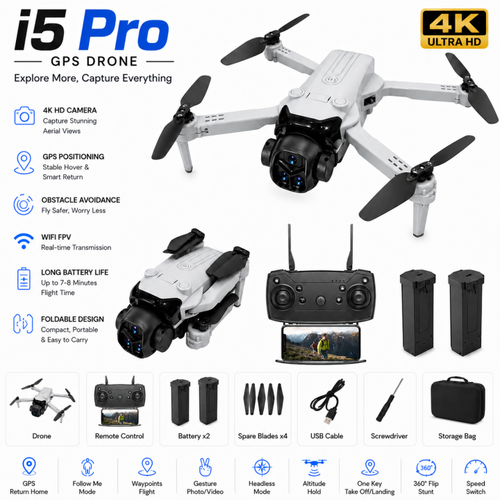 New%20FLH%20i5%20Pro%20Drone%20with%20Dual%20Camera%20HD%20WiFi%20FPV%20Foldable%20RC%20Quadcopter%20with%20Remote%20Control,%20360%C2%B0%20Flip,%20Headless%20Mode,%20Altitude%20Hold,%20Dual%20Battery%20Mini%20Camera%20Drone%20for%20Kids%20&%20Beginners%20-%20Image%202