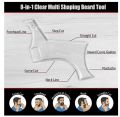 【Sooledead】（NEW）Beard Shaper Kit Beard Shaping Tool For Men Beard Shaping Styling Template Tools Hair Beard Trim Templates. 