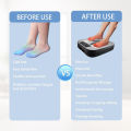 Suyzeko Terahertz Foot Massager Machine PEMF Bioresonance Relaxation Therapy Device Plus Bluetooth 5.1 Remote Control Best Gift.