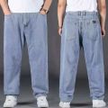 10XL Oversize Jeans Men Breathable Loose Trousers Male Casual Denim Pants Plus Size 48 46 44 Denim Jeans Men Clothing Streetwear.