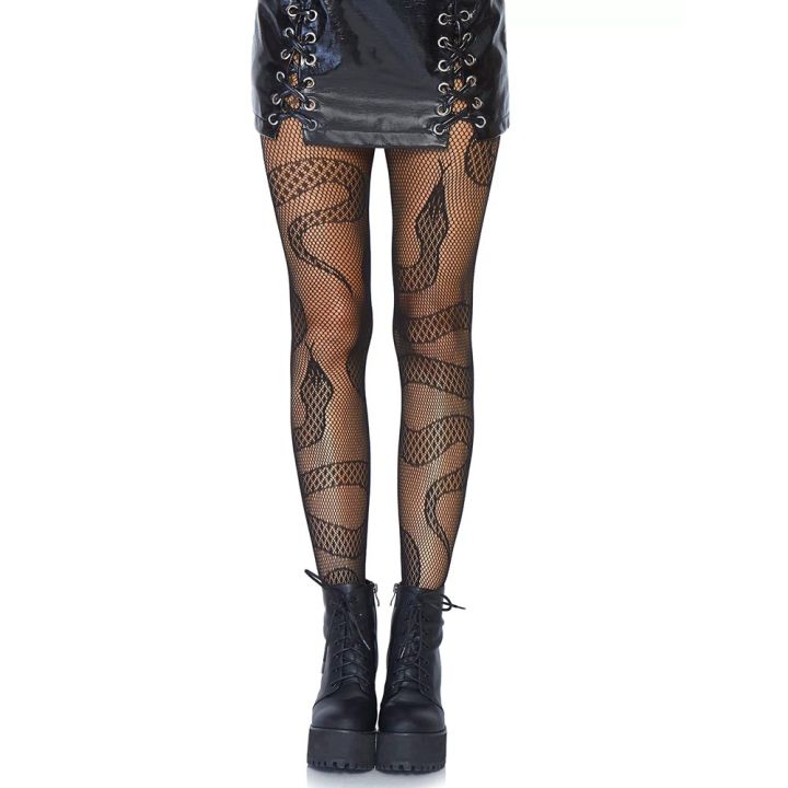 Thigh%20High%20Pantyhose%20Fishnet%20Black%20Stockings%20Snake%20Lined%20Tights%20Fashion%20%20Women%20Girls%20Ultra-soft%20Excellent%20Stretch%20Semi%20Opaque%20Fashion%20High%20Waist%20-%20Image%209