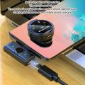 Baoer J6 Wireless Lavalier Microphone Magnetic Lapel Noise Reduction Microphones With Digital Display Charging Case For Recording Interview. 