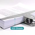 YANGMJ 2 PCS Bulldog Clips, 30cm Stainless Steel Bull Binder, Extra Paper Clips Jumbo Sliver Clamps Paper Clip Office.