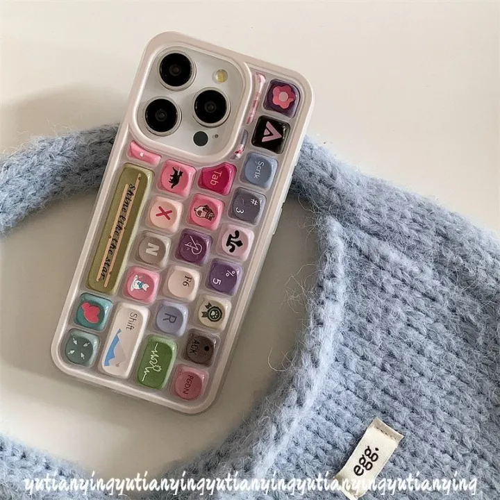 Creative%20Cute%20Love%20Cartoon%20Flower%20Candy%20Color%20Keyboard%20Case%20Compatible%20for%20IPhone%2015%2011%2016%2012%2014%2013%20Pro%20Max%2011%2016%2015%2012%2014%2013%20Pro%203D%20Keyboard%20Stress%20Relief%20Entertainment%20Soft%20Case%20-%20Image%205