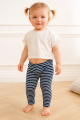 Little Girls Solid Cotton Leggings From Levin.
