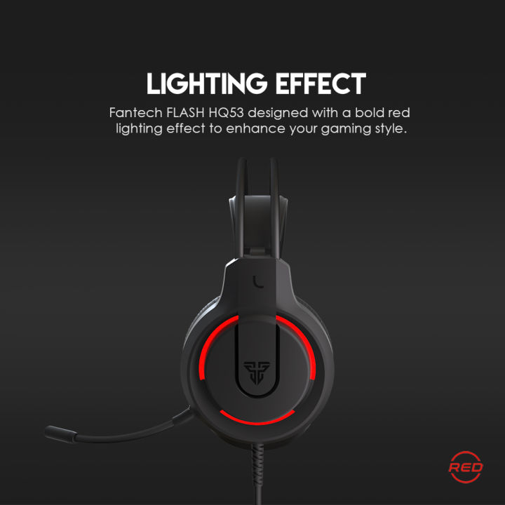 FANTECH%20HQ53%20FLASH%20LIGHTWEIGHT%20RED/WHITE%20ACCENT%20LIGHTING%20GAMING%20HEADSET%20-%20Image%205