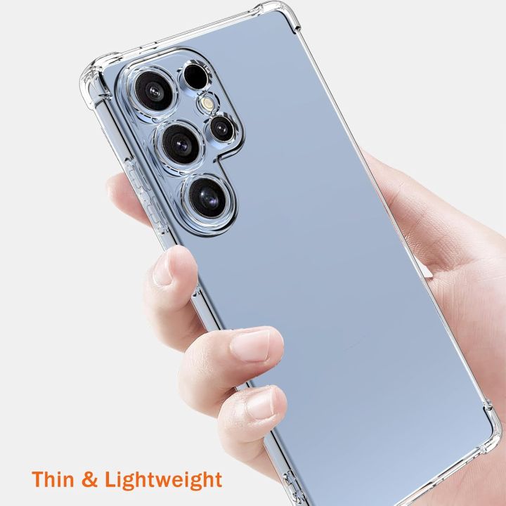 Samsung Galaxy S25 Ultra Premium Silicone Case Crystal Clear Soft TPU Ultra-Thin Transparent Flexible Protective Mobile Phone Back Cover3