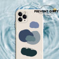 AMORVOR for Huawei P30 Pro Back Cover Color Mixture Clouds Side design Soft Case Liquid Silicone Phone Cases. 
