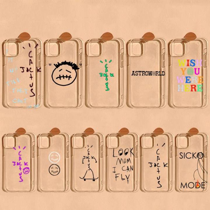 Travis Scott Huncho Jack ASTROWORLD TOUR Sicko Mode Phone Case for iPhone 11 12 13 mini pro XS MAX 8 7 6 6S Plus X 5S SE 2020 XR