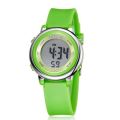 KIds & Children Choice Digital Movement Waterproof Durable Rubber Strap Wrist Watch in Colorful Variations with Coloring Light Option. 