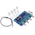 【Factory-direct】 XH-M164 NE5532 Amplifier Board Module Stereo Pre-amp Preamplifier Tone Board Audio 4 Channels 4CH CH Control Circuit Module.