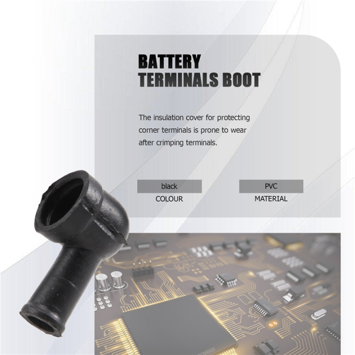 8%20Pcs%2015mm%20x%208mm%20Black%20PVC%20Battery%20Terminal%20Insulating%20Covers%20Boots%20-%20Image%204