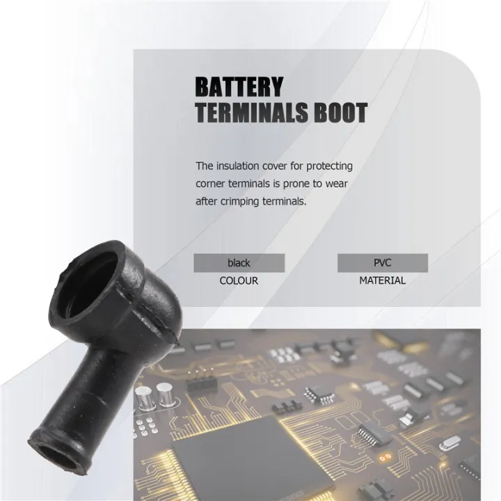 8%20Pcs%2015mm%20x%208mm%20Black%20PVC%20Battery%20Terminal%20Insulating%20Covers%20Boots%20-%20Image%204