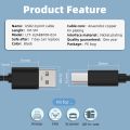 USB Cable for printer High Speed A to B Male to male usb Printer Cable data sync for 3d label printer lenovo 1m 1.5m 2m 3m 5m.