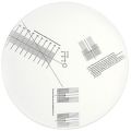 Calibration Plate , Anti-Sliding LP Vinyl Record Pickup Calibration Plate Distance Gauge Protractor Adjustment Tool Ruler for Turntable. 