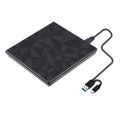 USB 3.0 &Type C DVD Drive, CD Burner Driver Drive-Free High-Speed Read-Write Recorder, External DVD-RW Player Reader. 
